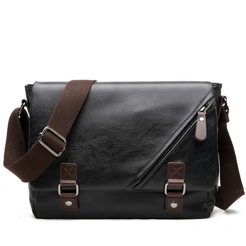 Korean Style Leather Men S Business Commuter Briefcase Versatile Envelope Large Capacity Single Shoulder Crossbody Bag High Quality Luxury Bag