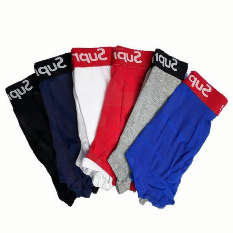 Pieces/Mens Underpants Marty Surpremelys 3 Boxers Luxury New Solid Color Womens Underwear Boxers Students Youth Trend Supremely Breathable Fashion Brand