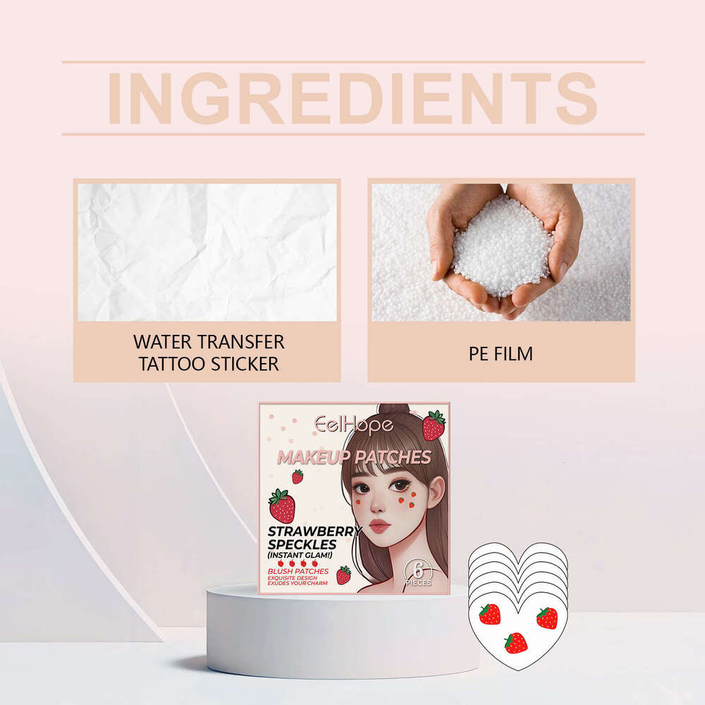 Eelhope Party Eye Makeup Face Decoration Strawberry Stickers