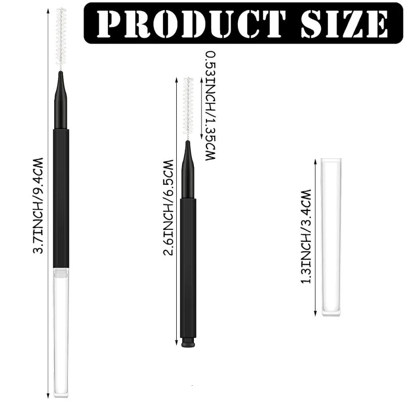 51050PCS Mini Eyebrow Brush Brow Perm Disposable Lifting Brushes Bendable Micro Eyelash Applicators Tools 251215