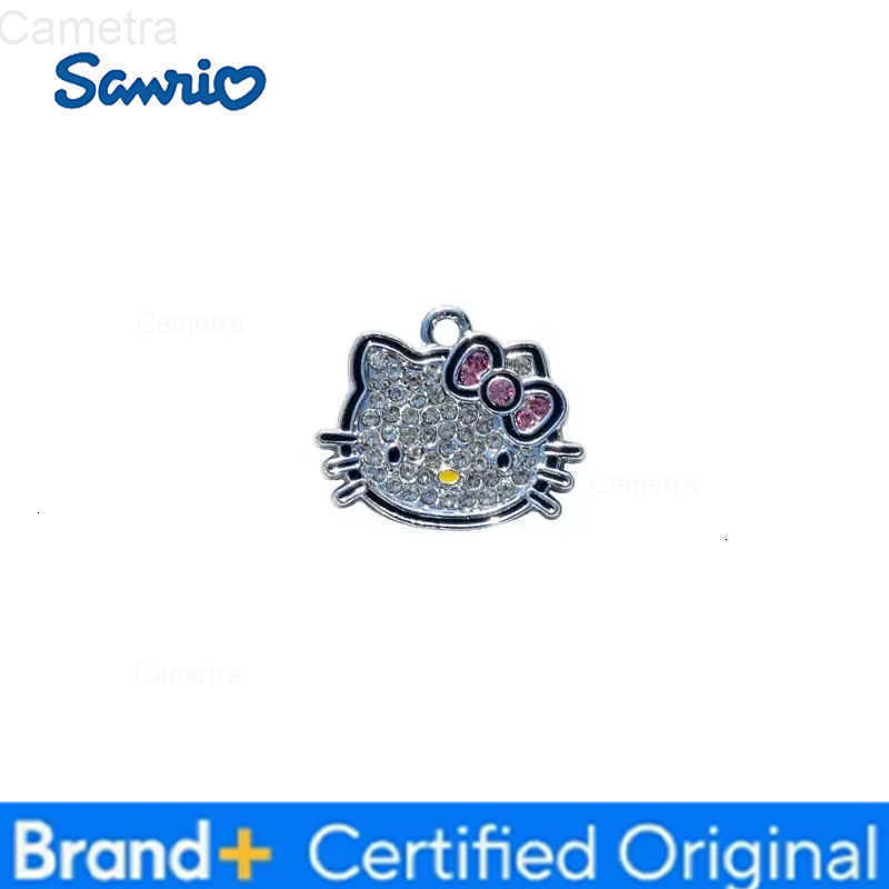 Sanrio 10pcs Hello Kitty Necklace Silver Color Layer Shining Bling Women Clavicle Chain Elegant Charm Wed Pendant Jewelry Gift H251229