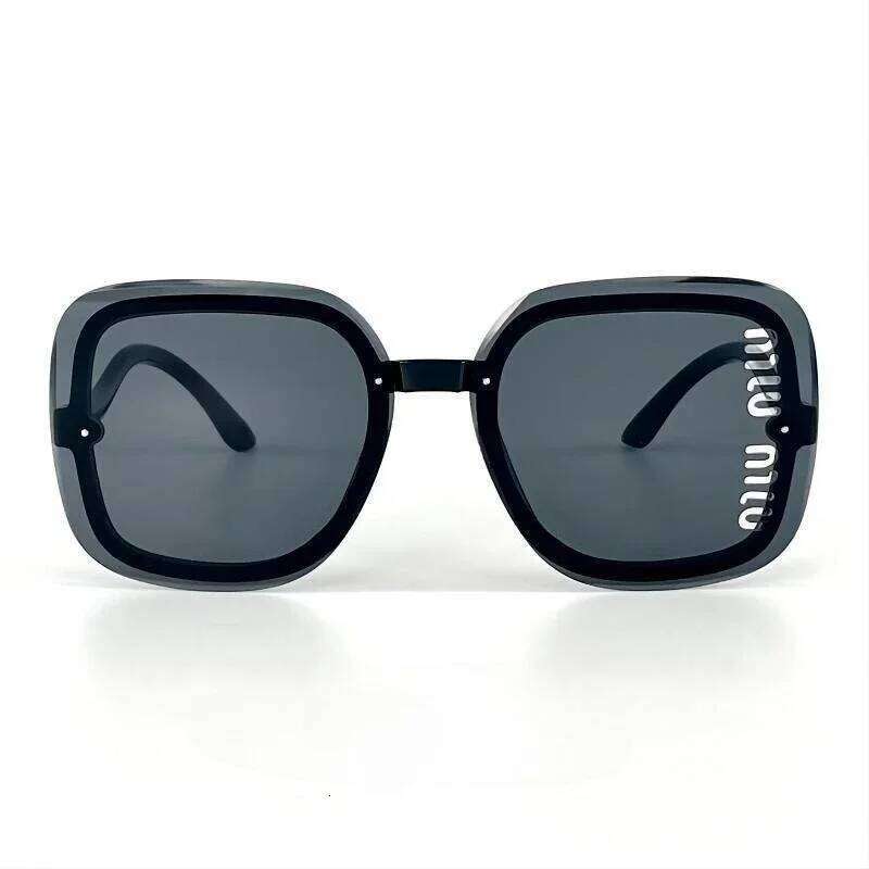 New Trendy Oversized Square Sunglasses Women Men Uv400 Protection Fashionable Outdoor Eyewear Korean Style Large Frame