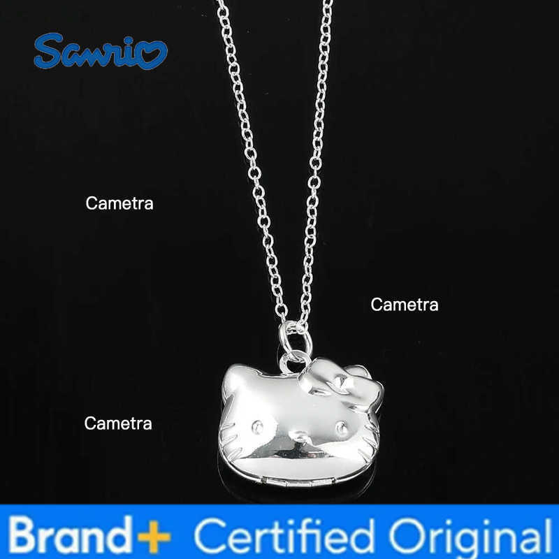 Sanrio Y2K Hello Kitty Pendant Necklace Korean Fashion Jewelry for Girls Can Open Design Girls Fashion Accessory H251229