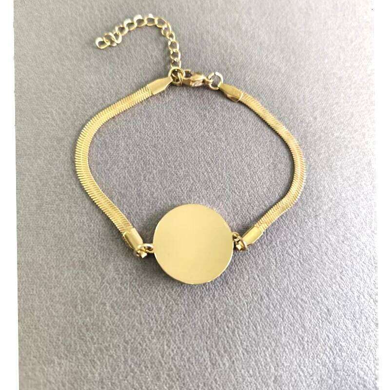 10pcs 3mm 304 Stainless Steel Flat Chain Simple For Men Retro Jewelry Trendy Accessories Women Bracelet 25H1229