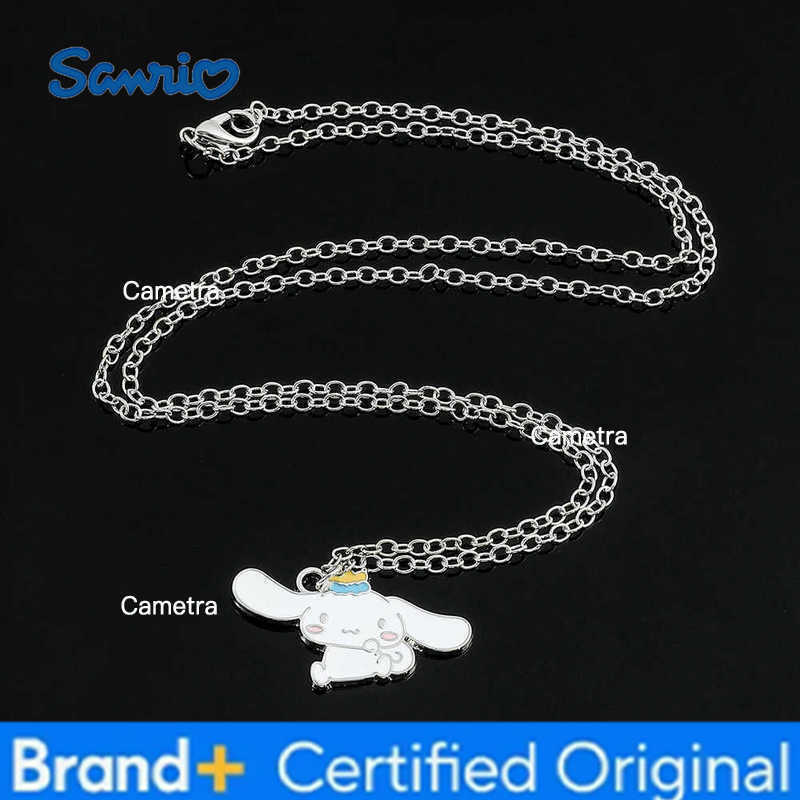 Sanrio Anime Cartoon Characters Cinnamoroll Cute Pendant Necklace Kawaii Fashion DIY Accessory Necklace for Girl Christmas Gifts H251229