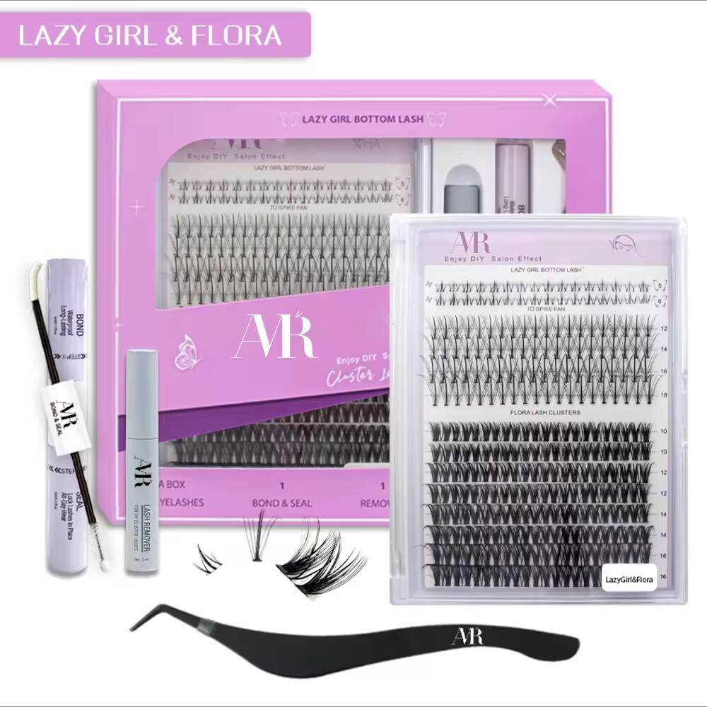 Cluster Lashes Segment C CC D DD Mix Curl Silk DIY Eyelash Extensions Kit DIY Eye Lash Cluster Eyelashes