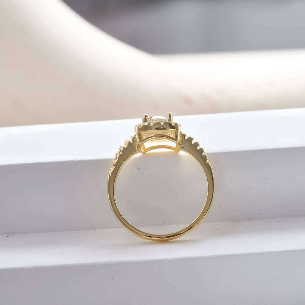 1 Ct D color VVS Moissanite Diamond Rings For Women Female Classic 925 Sterling Silver Ring Wedding Engagement Jewelry 390