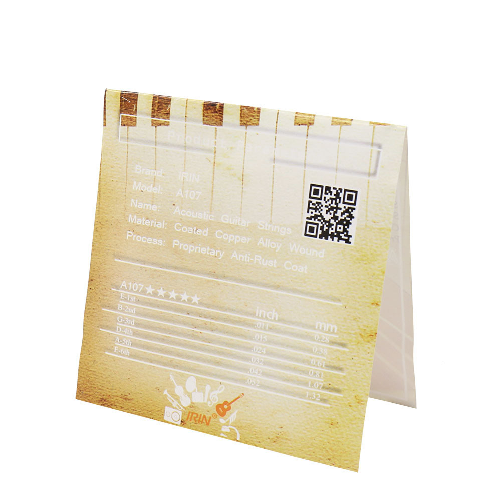 IRIN folk guitar strings A107 wooden guitar string set 6 independent guitar string accessories
