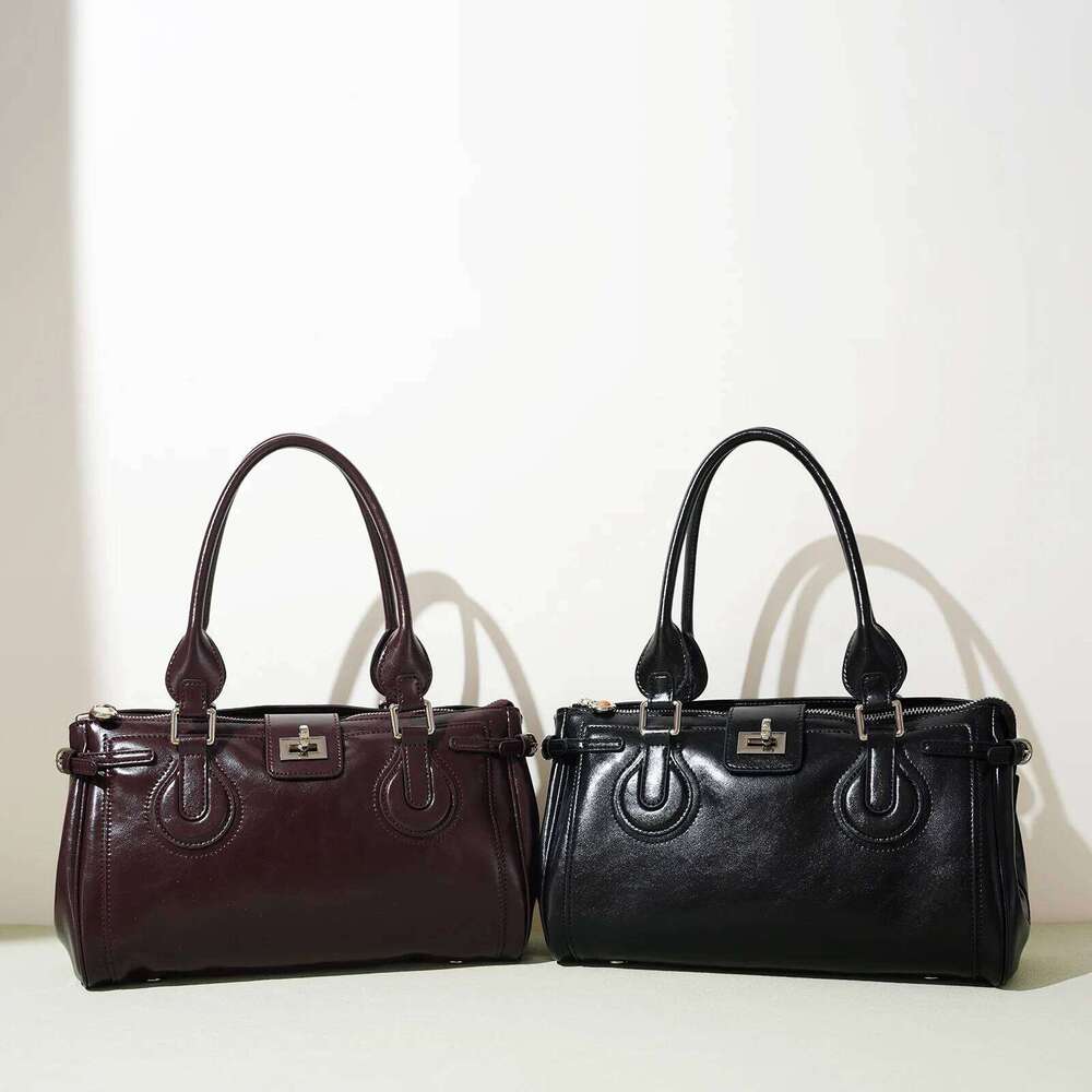 New Fashion Women S Portable Large Capacity Bag Minimalist Crossbody Pack Retro Light Luxury Specially Designed Handbag LEMON KOKO