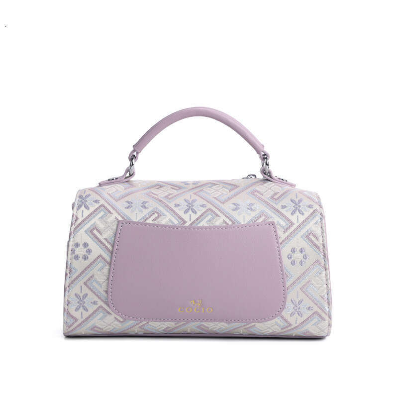 New Printed Handbag for Women, Niche High-End Feel, Large Capacity, Commuting Versatile, Single Shoulder Crossbody Boston Pillow Bag