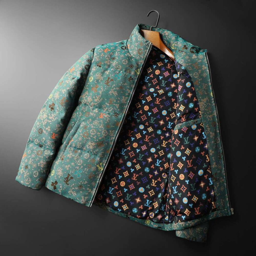 Station 2025 Autumn Winter 90% Stand Collar Down Jacket For Men Qiantang 6006-5311-P310 Flat Lay