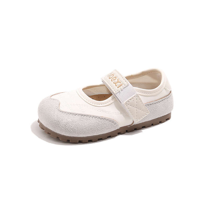 INS Shallow Mouth German Training 2025 Autumn New Korean Style Girls' Casual Sports Soft Sole Mary Jane Forrest Gump Shoes