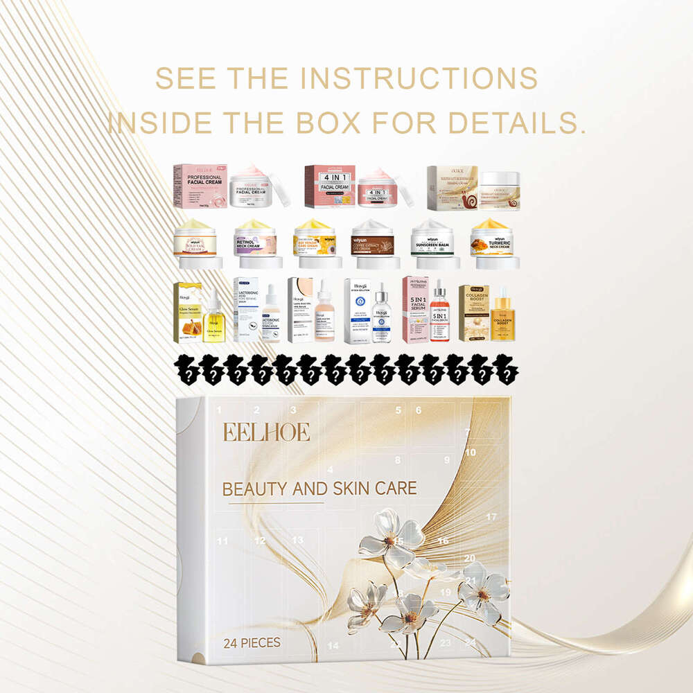 EELHOE Moisturizing and Hydrating Surprise 24-Grid Beauty Skincare Blind Box