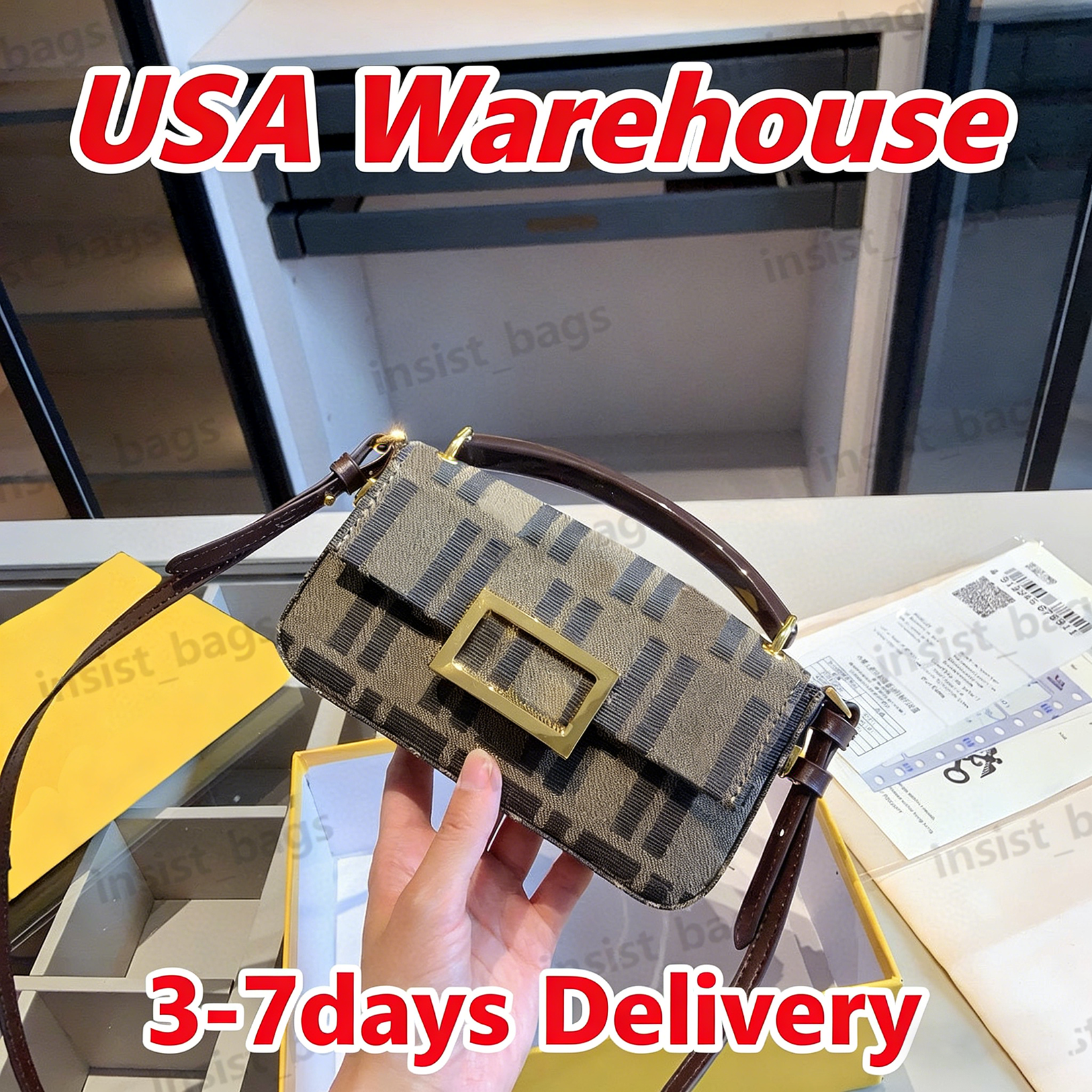 Vintage Bag Designer Womans Crossbody Bags Hobo Bag Luxurys Women Shoulder Bag Fashion Handbag Crossbody Alligator Ladies Purse Bumbag 247273D