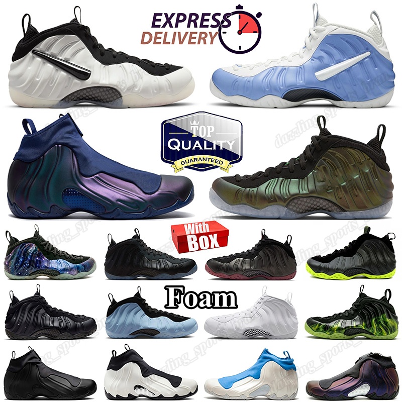 Foam With Box Men Basketball Shoes University Blue Pearl Anthracite Black Triple White Pine Green Sail Men Comfort Top Quality Outdoor Sport Trainers Sneakers 40-47