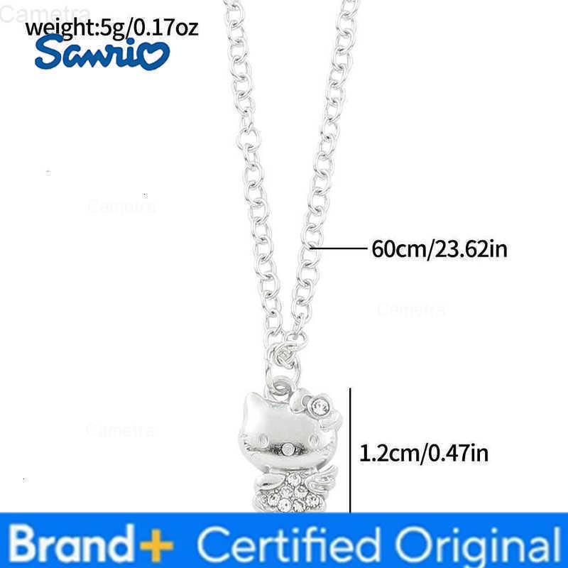 Sanrio Series Hello Kitty Kawaii Cinnamoroll Pendant Necklace Fashion Cute Necklace Accessories Girl Birthday Party Gifts H251229