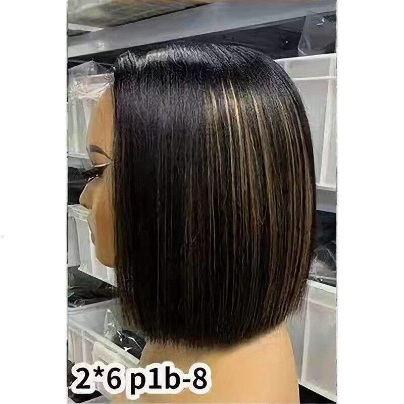 Bob Straight 2*6 5*5 Lace Wig 100% Human Hair Aimeier