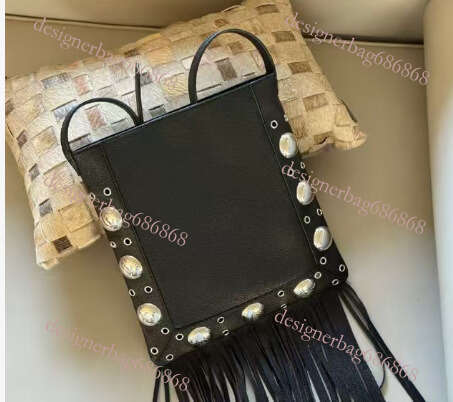 toteBag Shoulder ROSE NOIRE Women S Casual Punk Matte Suede Single Shoulder Crossbody Tassel Tote Bag New Model