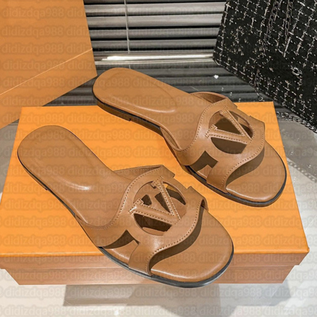 Luxury Designer Women Sandals lvlys Charm Open Toe Vacation Beach Flat Shoes Casual Flip-flops Womens Shoes High-heeled slippers Vintage Knitted Straw woven slipper