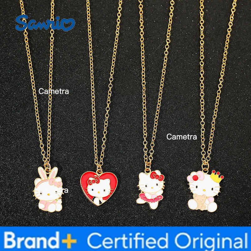 Sanrio kawaii Series Necklace Sweet Cute Hello Kitty Pendant Necklace Girls Birthday Party Jewelry Gifts H251229