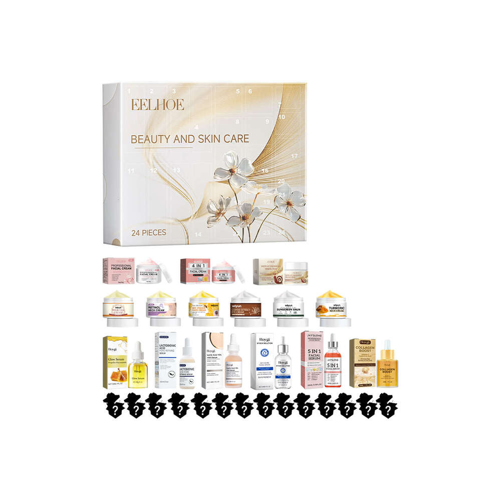 EELHOE Moisturizing and Hydrating Surprise 24-Grid Beauty Skincare Blind Box