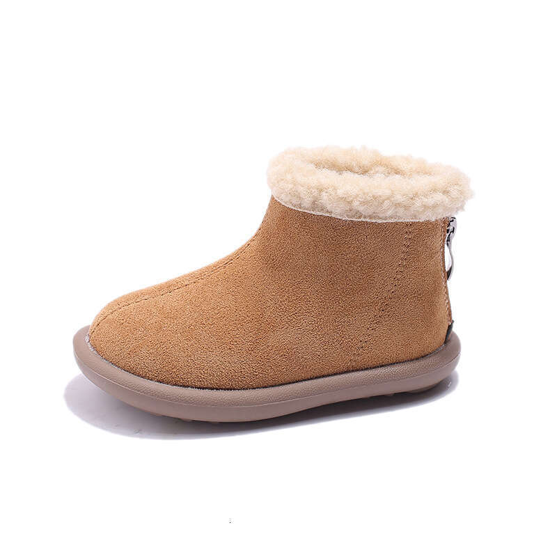 Children's Snow for Girls 2025 Winter New Korean Style Girls' Furry Cotton Shoes Short Boys' Baby Boots