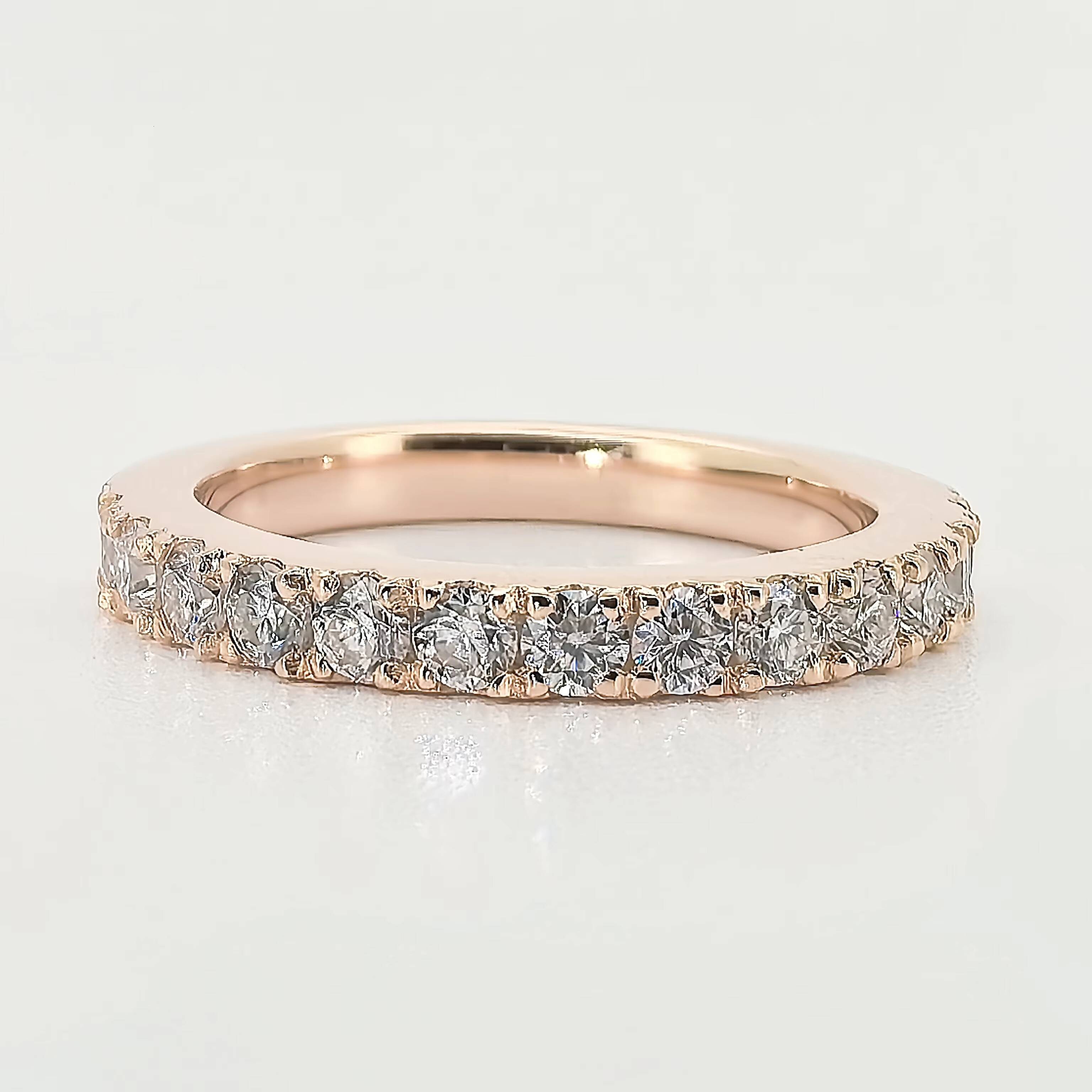 Telula 14K Gold D Color VVS Excellent 1CT 2CT Lab Grown Diamond Engagement Ring IGI Certified Womens Synthetic Ring