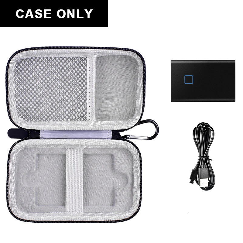 Case Compatible with Samsung T7/ T7 Touch Portable SSD 1TB 2TB USB 32 External Solid State Drive Travel Storage Organizer 251224