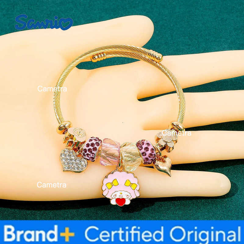 Sanrio Cute Figure Creative Bracelet Fashion Sweet Cartoon Bangle for Festival Girls Jewelry Accessory Unique Gifts H251229