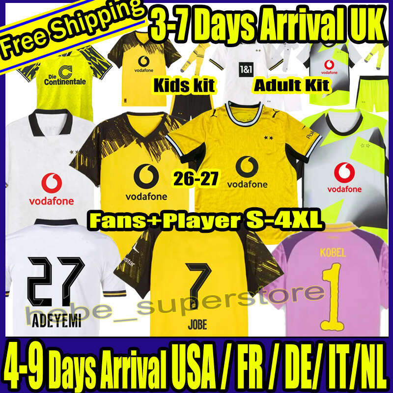 S-4XL Soccer jersey HALLER REUS 25 26 dortmundS 2025 2026 football shirts BELLINGHAM men kids REYNA BRANDT SCHLOTTERBECK ADEYEMI MOUKOKO All Black special