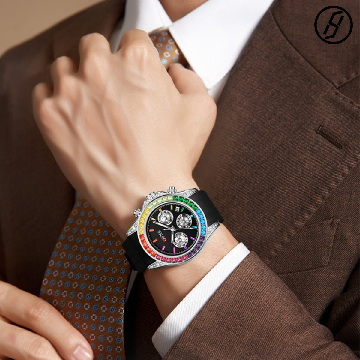 2025 Hot Selling Brand Diving Men Watch Multifunctional Chronograph Luminous Quartz Watch Waterproof Watch Business Sports Original Watch Design Watch