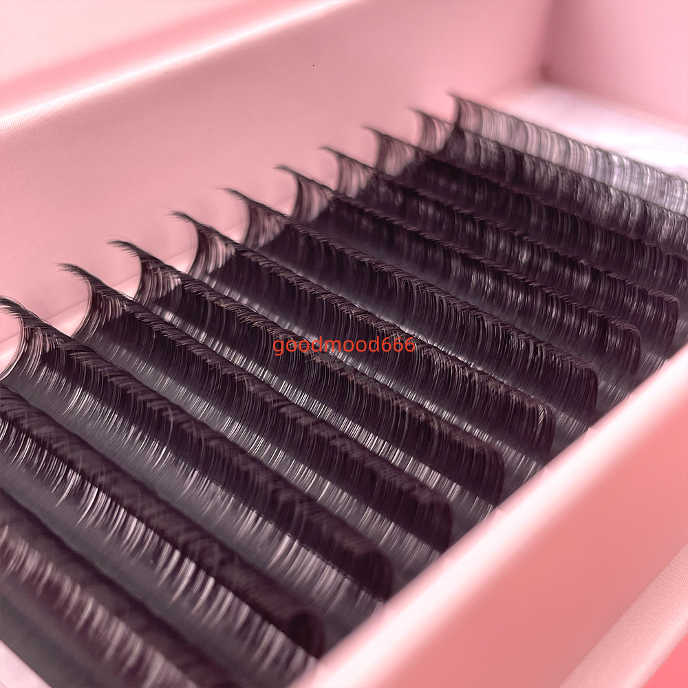 Fadvan Cc d Dd l lb Lc Ld Individual Eyelash Private Label Cashmere Classic Lash Extensions Trays 015 Russian Eyelash Extensions