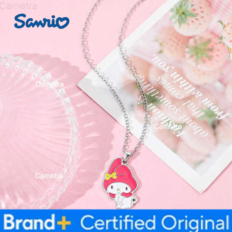Sanrio Sweet Cartoon HelloKitty my Melody Pendant Necklace Kawaii Design Womens Birthday Jewelry Gift H251229