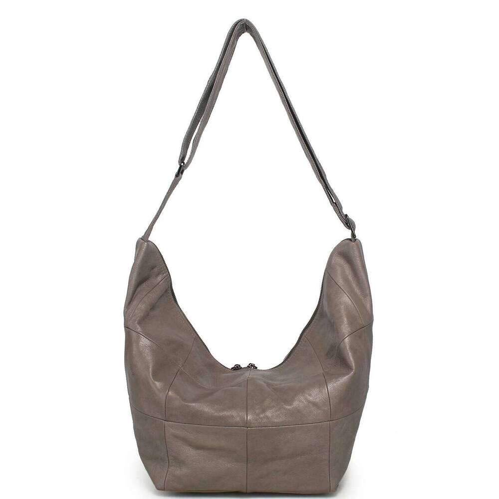 Motingsome Hobos Bags Women Shoulder Handbag And Genuine Leather Casual Tote Fashion Lady Shopping Daily Purses LEMON KOKO