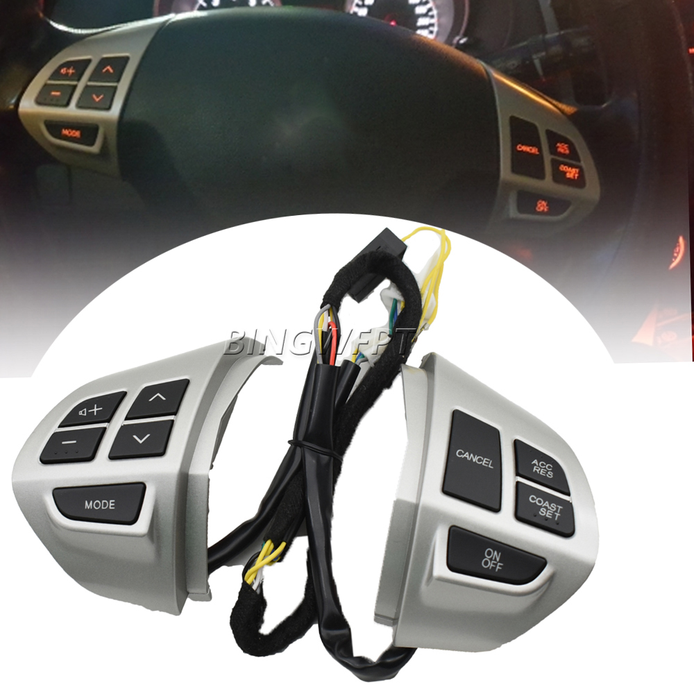 Steering Wheel Audio Cruise Control Switch Button 8701A087 For Mitsubishi Asx 2007-2012 Lancer Outlander Rvr Pajero Sport