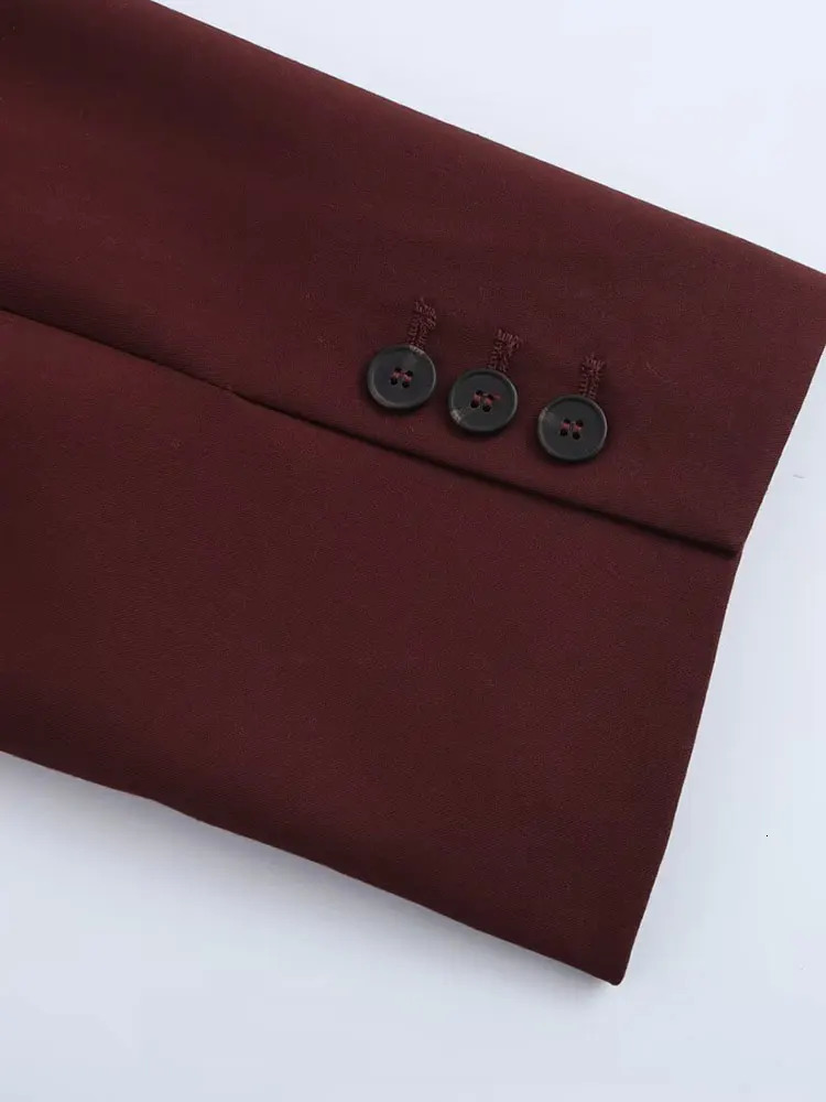 NLZGMSJ 2025 Spring Womens Office Blazer Solid Pockets V Neck Long Sleeve Single Button Blazer Fashion Outwears 251227