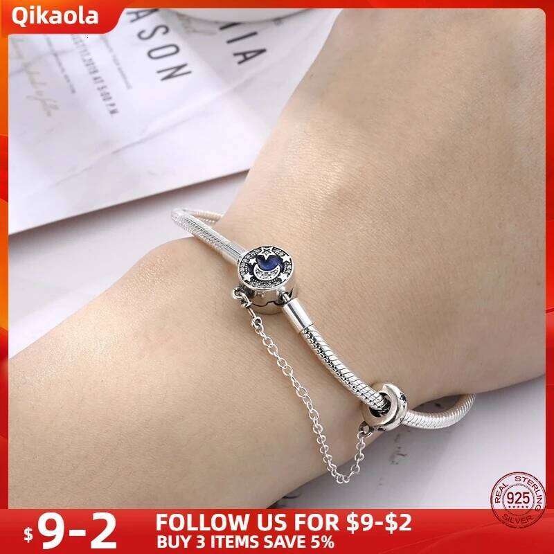 S925 Sterling Silver Bracelet series-Mengdie Snake Bone Chain Fit Beads Charms Bangle DIY Jewelry Making Gift For Women 25H1229