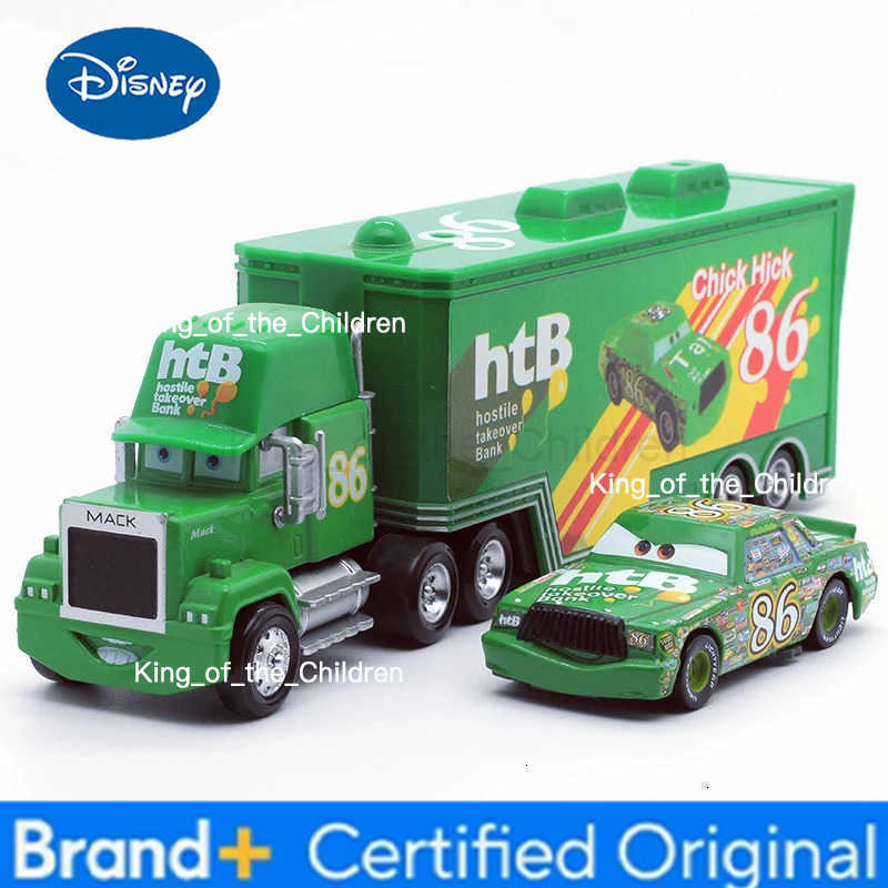 Disney Pixar Cars 3 Toys Car 155 Lightning Mcqueen Mack Uncle Truck Rescue Collection Alloy car model childrens toy gift H251229