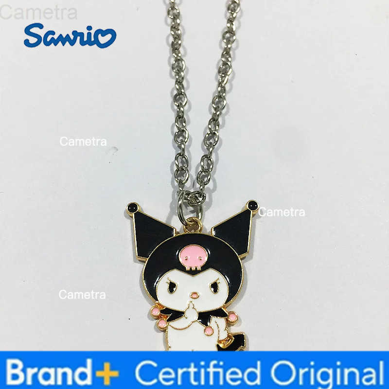 Sanrio Cartoon Anime Kuromi Mymelody Pendant Necklace Cute Cartoon Figure Pendant Accessories Kawaii Necklace for Best Friend Gift H251229