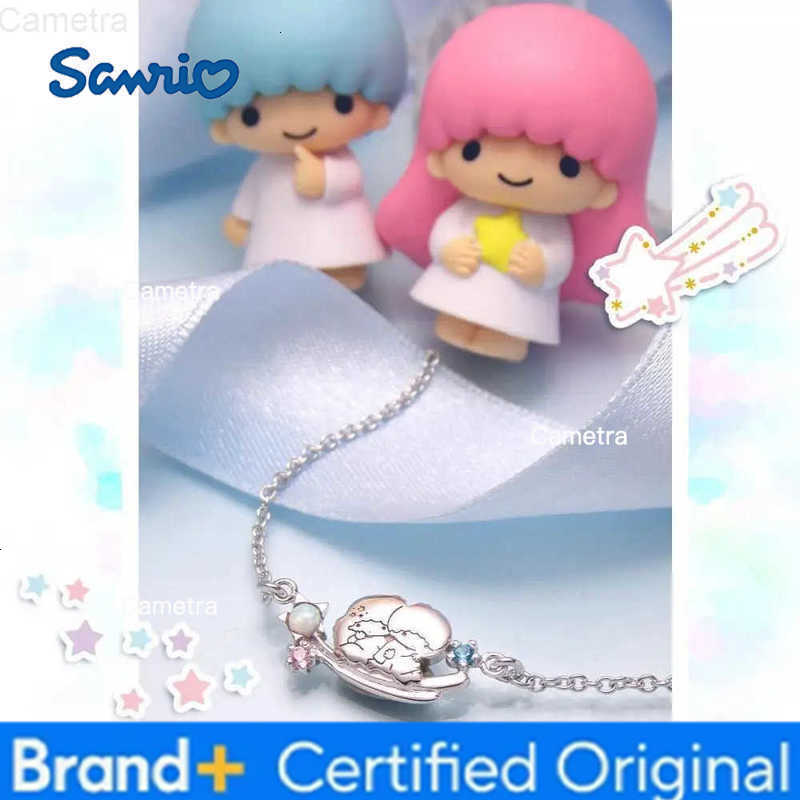 Sanrio Anime Little Twin Stars Kiki Lala Meteor ing Metal Bracelet Wrist Accessories Kawaii Decoration for Children Gifts H251229