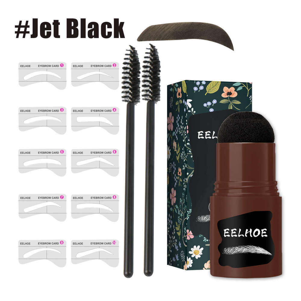 EELHOE Stamp Set Natural Hairline Eyebrow Card Makeup Shadow Contour Powder