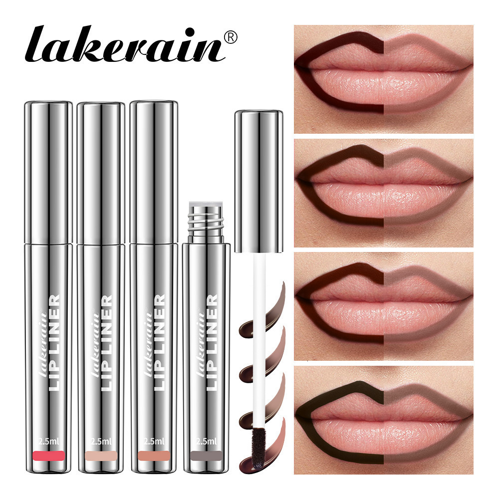 Waterproof Lip Liner Peel Off Tattoo Lipgloss Waterproof Long Lasting Matte Lip Tint Brown Contour Tear-off Lips Stain Cosmetic 240713