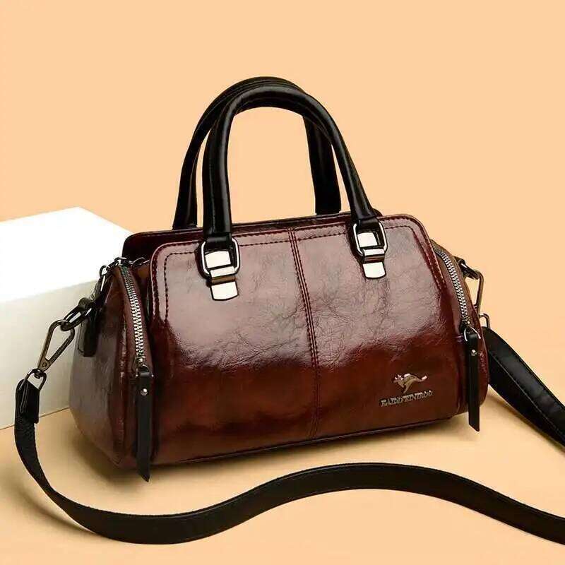 Designer Brand Shoulder Large Capacity Casual Tote Bag High Quality Soft Leather Top-Handle Bags Female Handbag