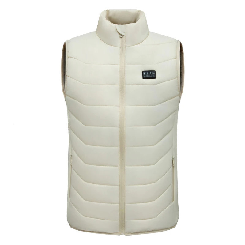Loose Casual Stand Up Collar Winter 28 Zone Intelligent Heating Vest MenS Warm Electric Clip Coat No Power Bank 251225