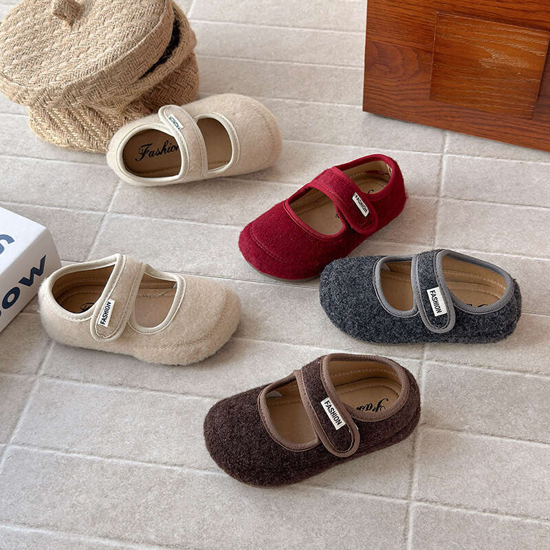 INS French Style Felt Small Leather 2025 Autumn New Korean Version Girls' Retro Suede Princess Soft Sole Single Shoes