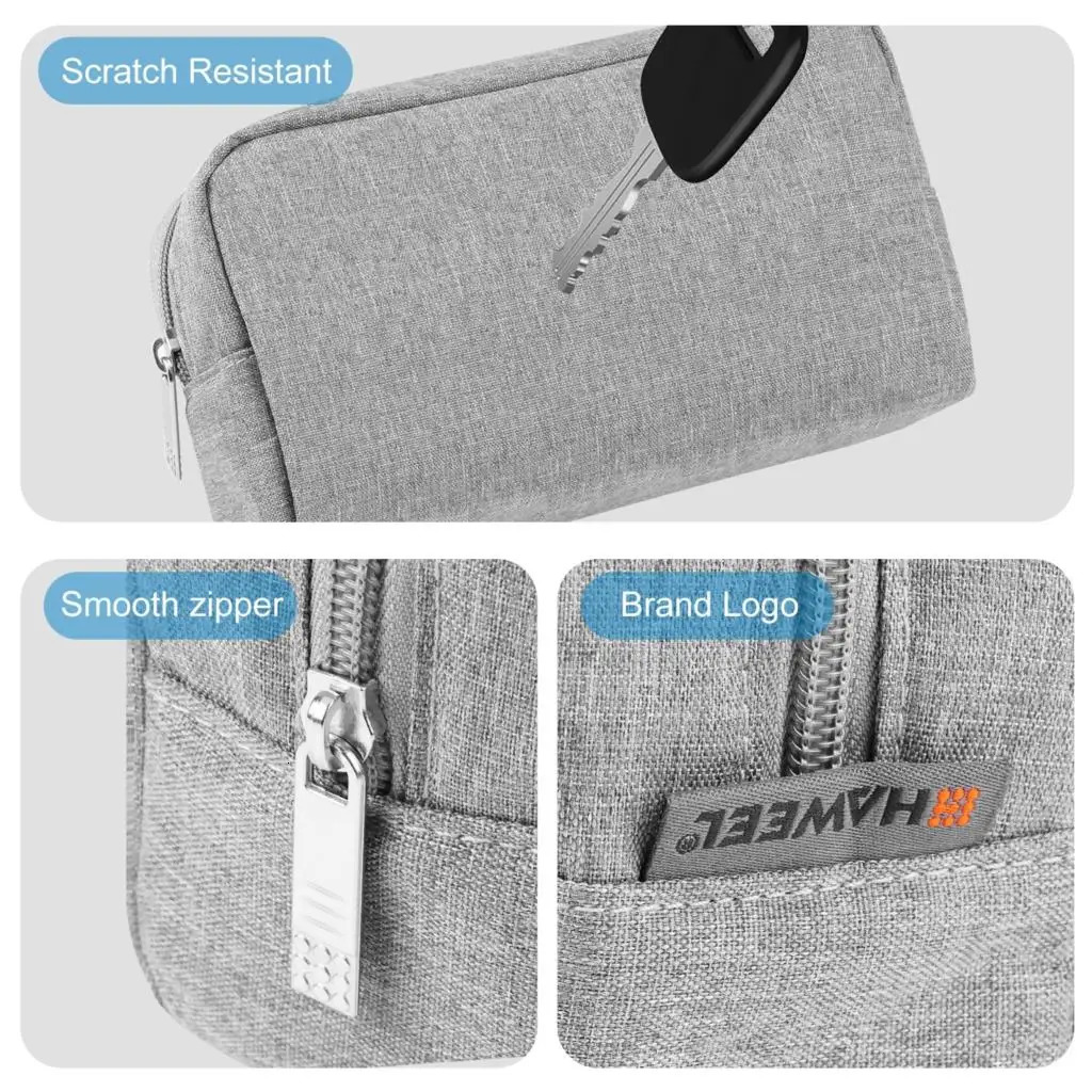 Portable Gadget Digital Mini Storage Bag Organizer Case Zipper For Headphones Home Travel Charger Power Bank Data Cable USB Bag 251224