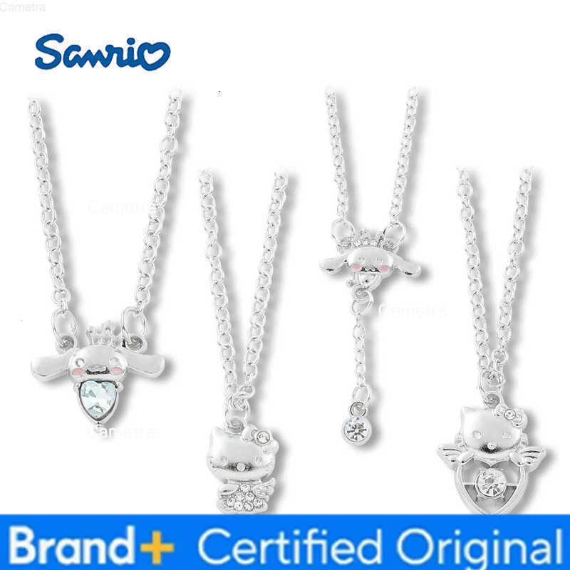 Sanrio Hello Kitty Rhinestone Necklace - Kitty Pendant Clavicle Chain Fashion Jewelry Gift for Ladies And Girls H251229