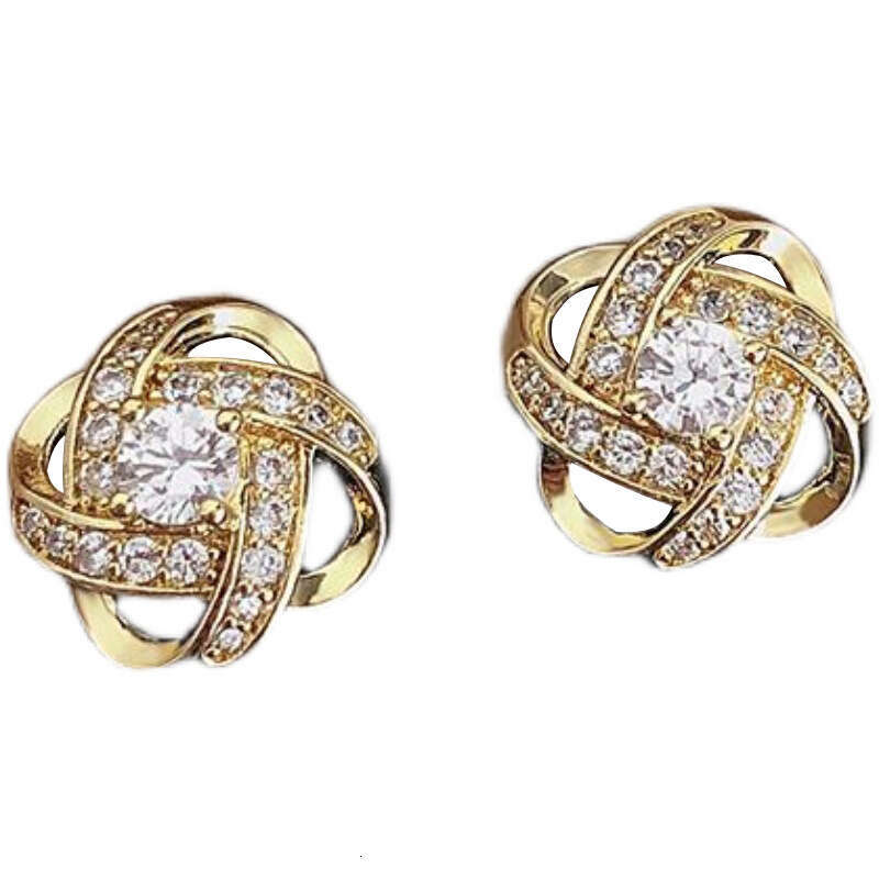 Earrings Women Simple Niche Four Leaf Clover Earrings New Ear Accessories Cool Style Suitable for Summer