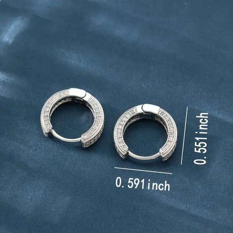 ZAKOL Cubic Zirconia Gold Color Zircon Hoop Earrings For Women Luxury Circle Crystal Girls Party Jewelry