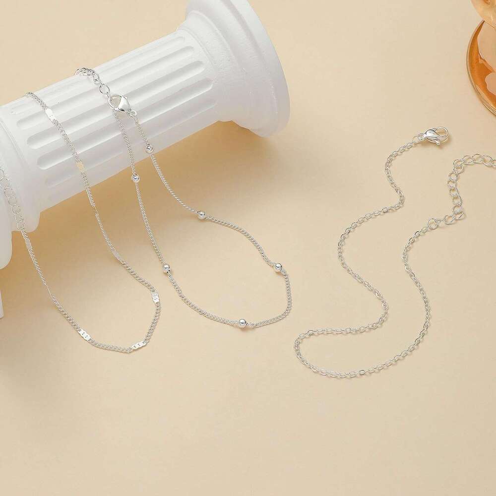 Cross-Border Trendy Multi-Layer Elegant Layered Butterfly Chain Jewelry Anklet Women's Holiday Gift